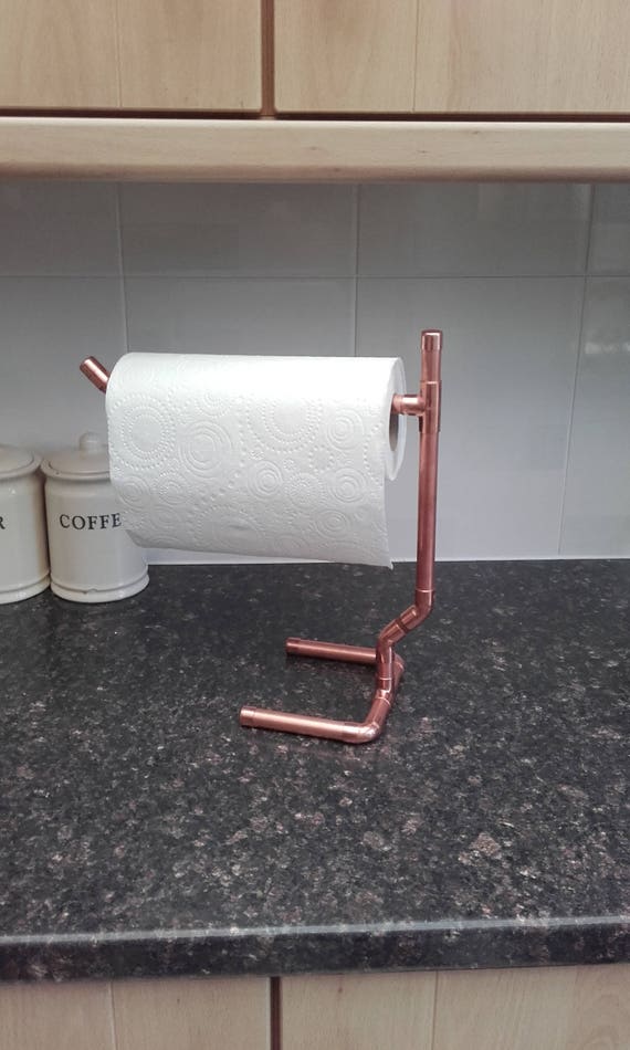 Hand Made Copper Kitchen Roll Holder Etsy