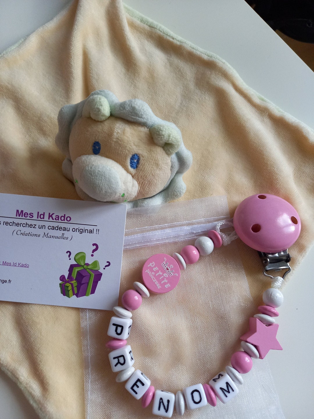 Wooden Pacifier Clip Girl Model Etsy