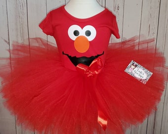 elmo tutu outfit
