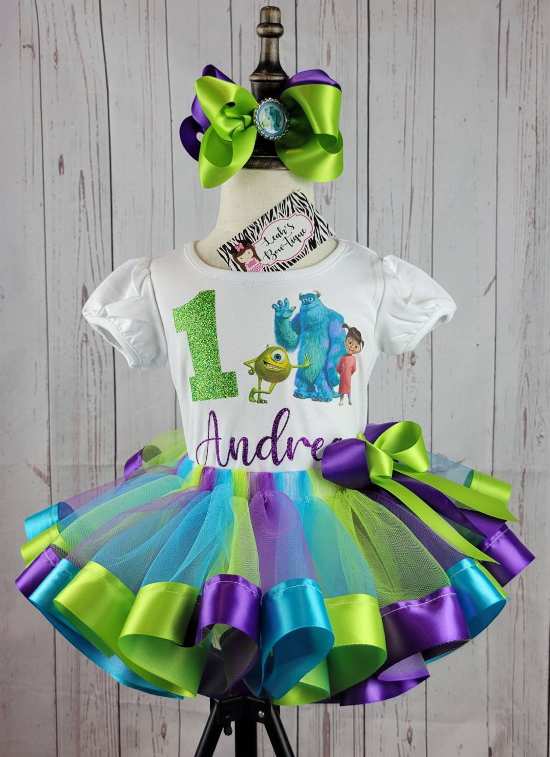 Monsters Inc Tutu Set/first Birthday Tutu Set/birthday Outfit - Etsy UK