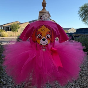 pink skye paw patrol birthday outfit