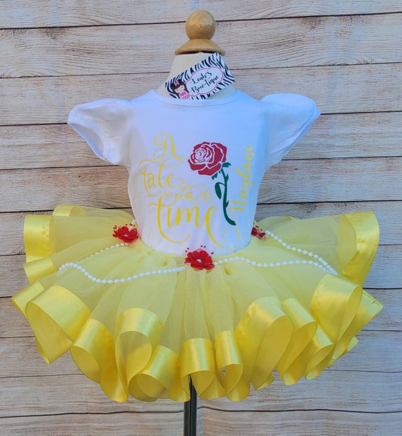 Beauty and the beast tutu cheap outfit