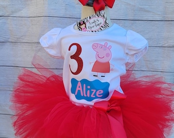 Peppa Pig Birthday Outfit 2 Pieces Pink Peppa Pig Dress, Tutu Princess Pig - Etsy Peppa Pig Birthday Outfit 2 Pieces Pink Peppa Pig Dress, Tutu Princess Pig - Etsy