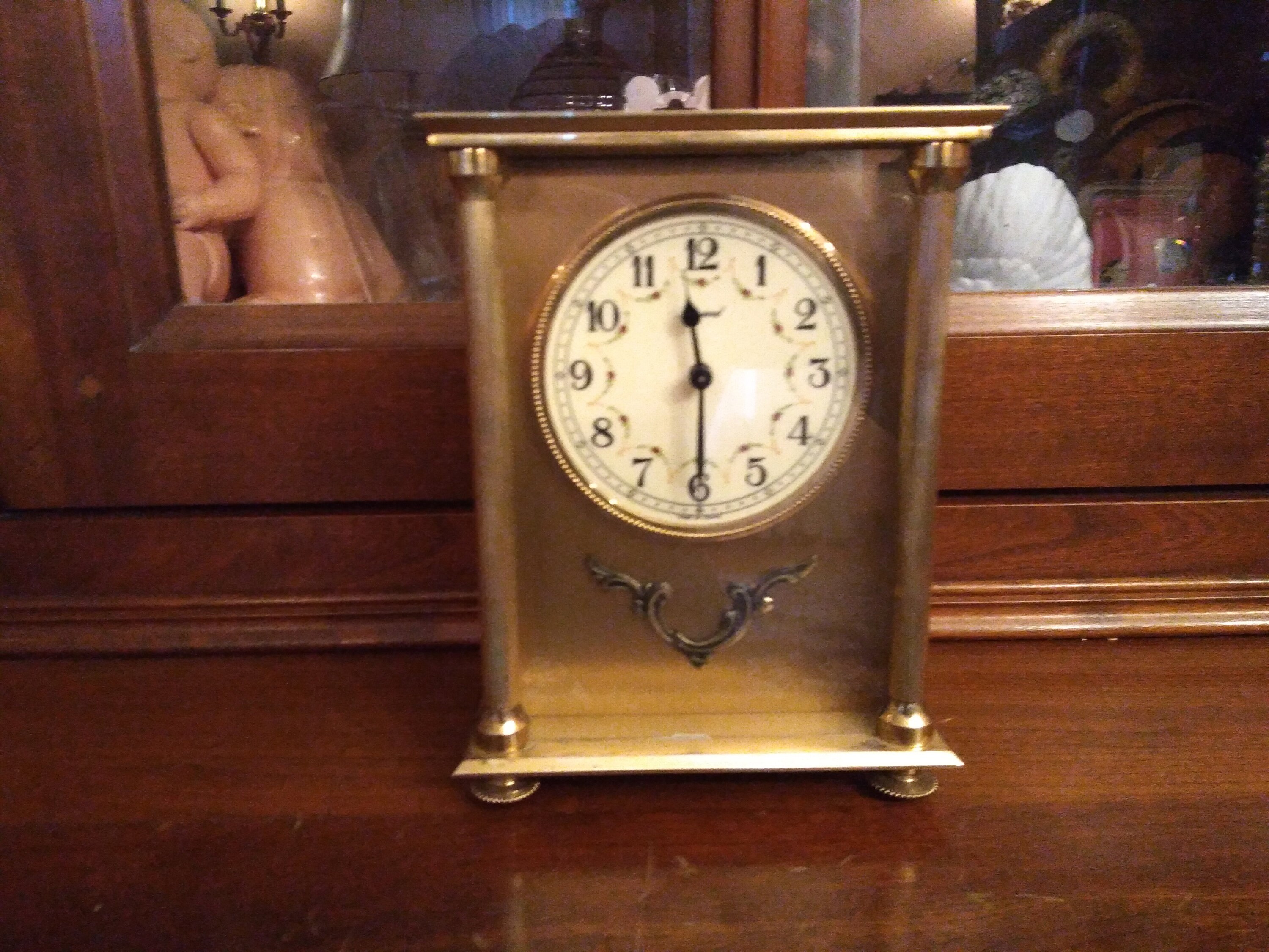 Horloge Bayard Made in France Laiton Massif Vintage