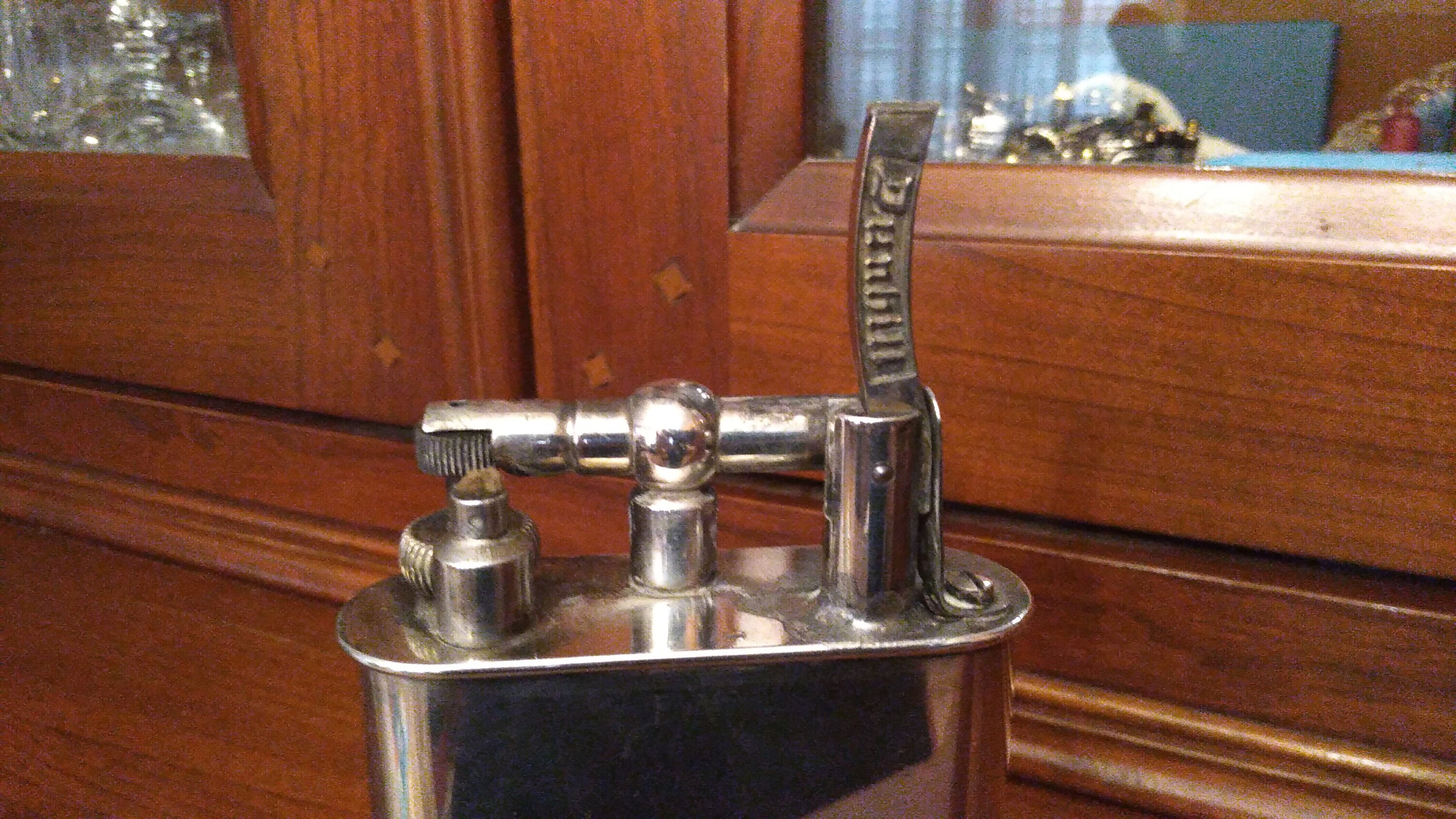 Former silverplated Dunhill table lighter made in England Etsy