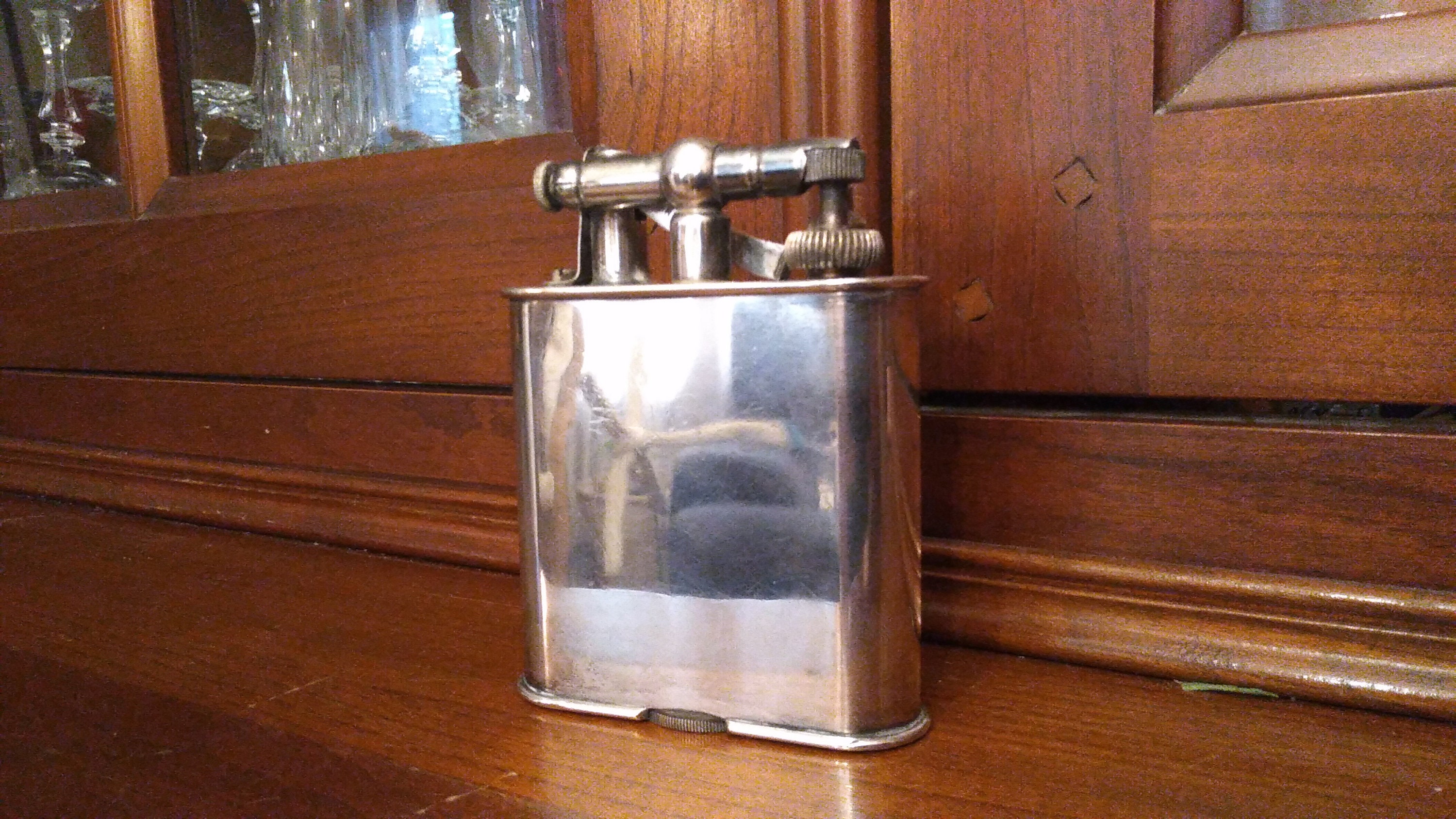 Former silverplated Dunhill table lighter made in England Etsy