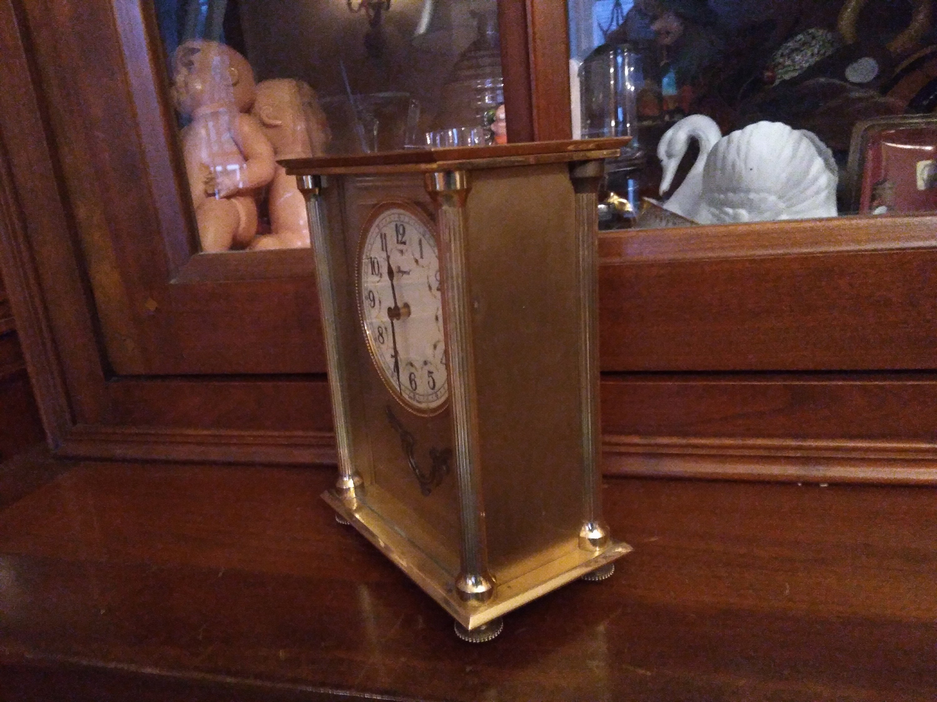 Bayard Clock Made in France Solid Vintage Brass Etsy UK