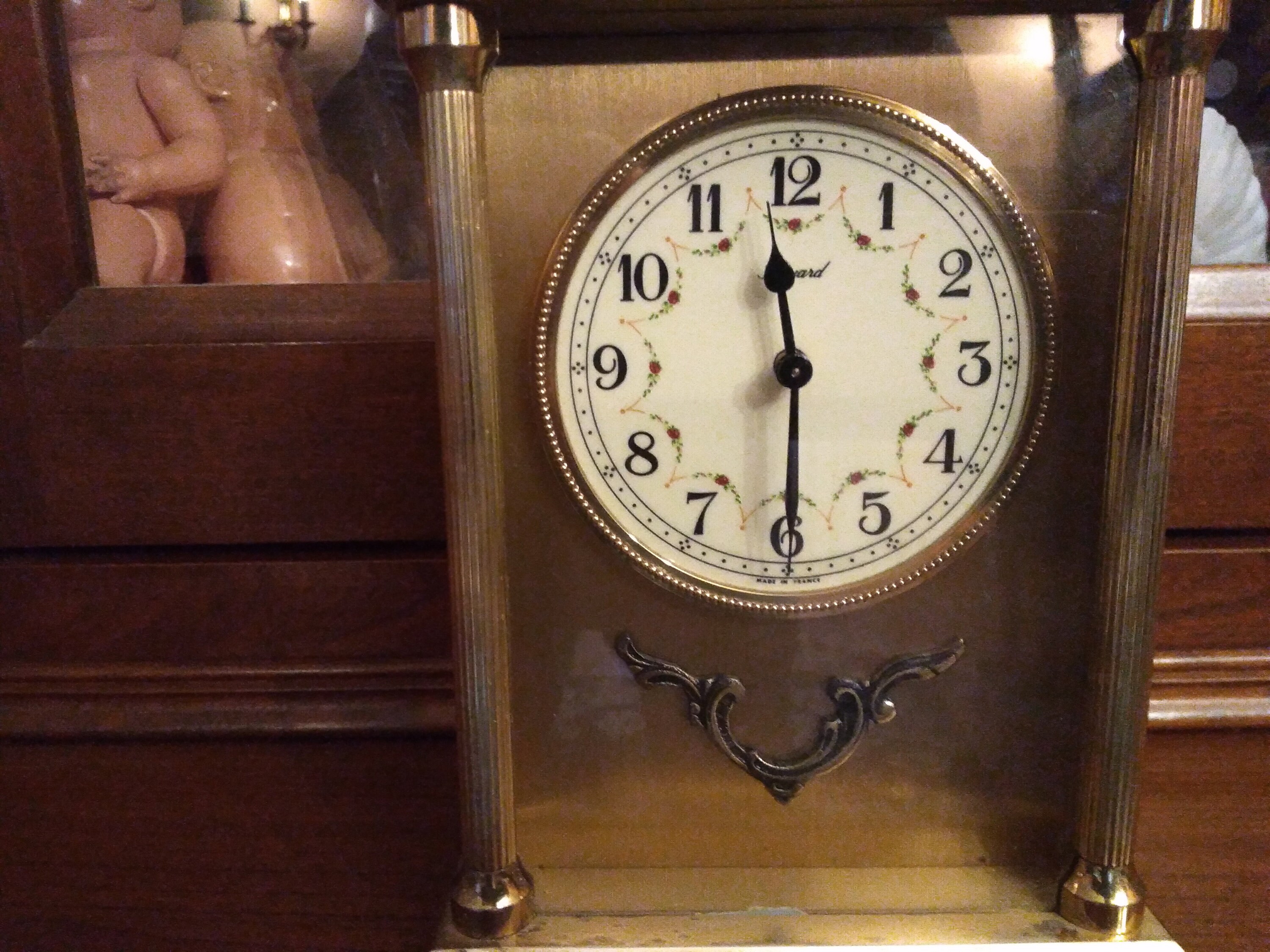 Bayard Clock Made in France Solid Vintage Brass Etsy UK