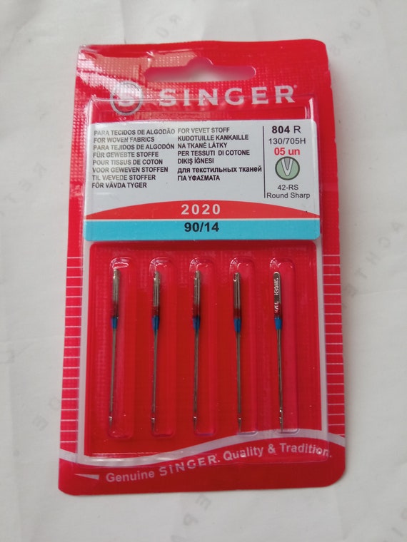 Singer Needle for Sewing Machine Size 2020/90 Set of 5 Needles 