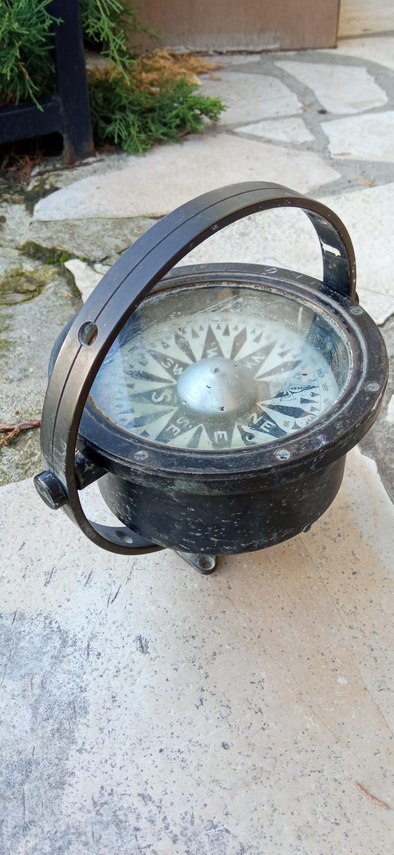 Merchant Compass Antique Nautical Compass (merchant Navy) - Etsy