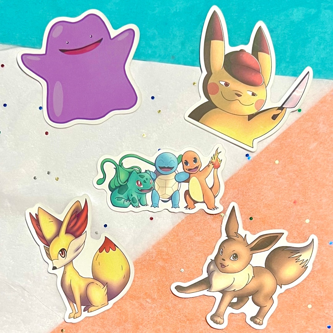 Pokemon For Sticker Pokemon Stickers - Etsy