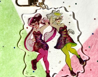 Brelok z zawieszką Squid Sisters