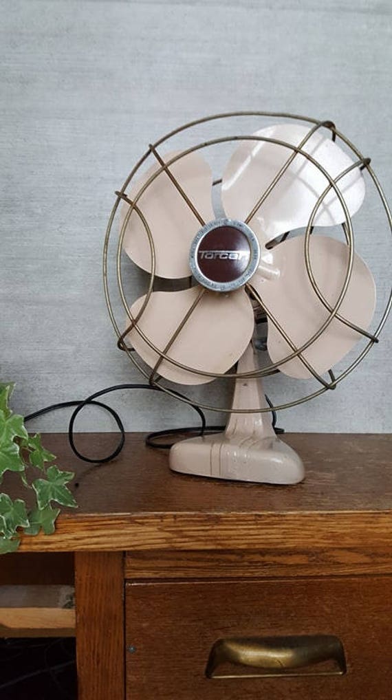 Fan Vintage Ventilator Fan Retro Fan Desk Fan Fallout Geek Etsy