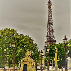 Paris Photography, Vintage-Style Eiffel Tower Photo, Paris Prints, Paris Wall Art, Travel Photography, Travel Prints, Travel Wall Art, Paris