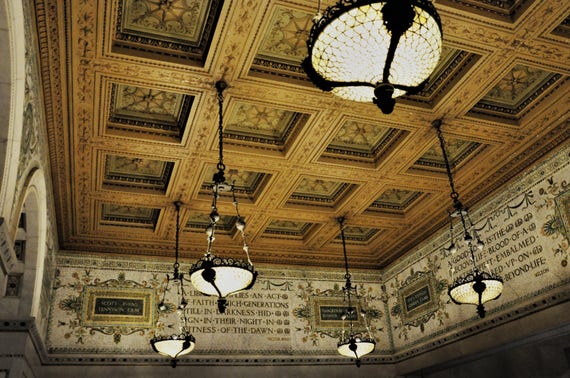 Chicago Photography Detailed Coffered Ceiling In Chicago Etsy