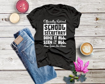 funny school secretary shirts