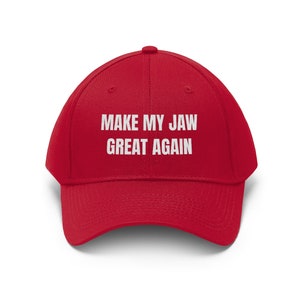 Broken Jaw Hat, Jaw Surgery , Get Well Soon , Recovery , Dislocated Jaw , Injury , Mandibular Fracture , Gag Gift , TMJ , Temperomandibular