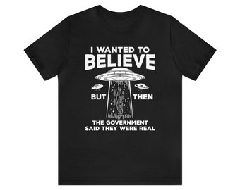Anti-Government Unisex Tee Shirt, Libertarian , UFO Conspiracy, Ancap , Tin Foil Hat, Freedom, Individualism , Small Goverment