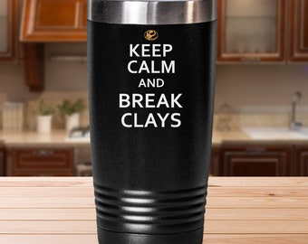 Skeet Shooting Tumbler | Trap Shooting |Clay Pigeon Shooting | Skeet Shooting Gift |Shooting Sport |Skeet Skeet |Shooting Range |Break Clays