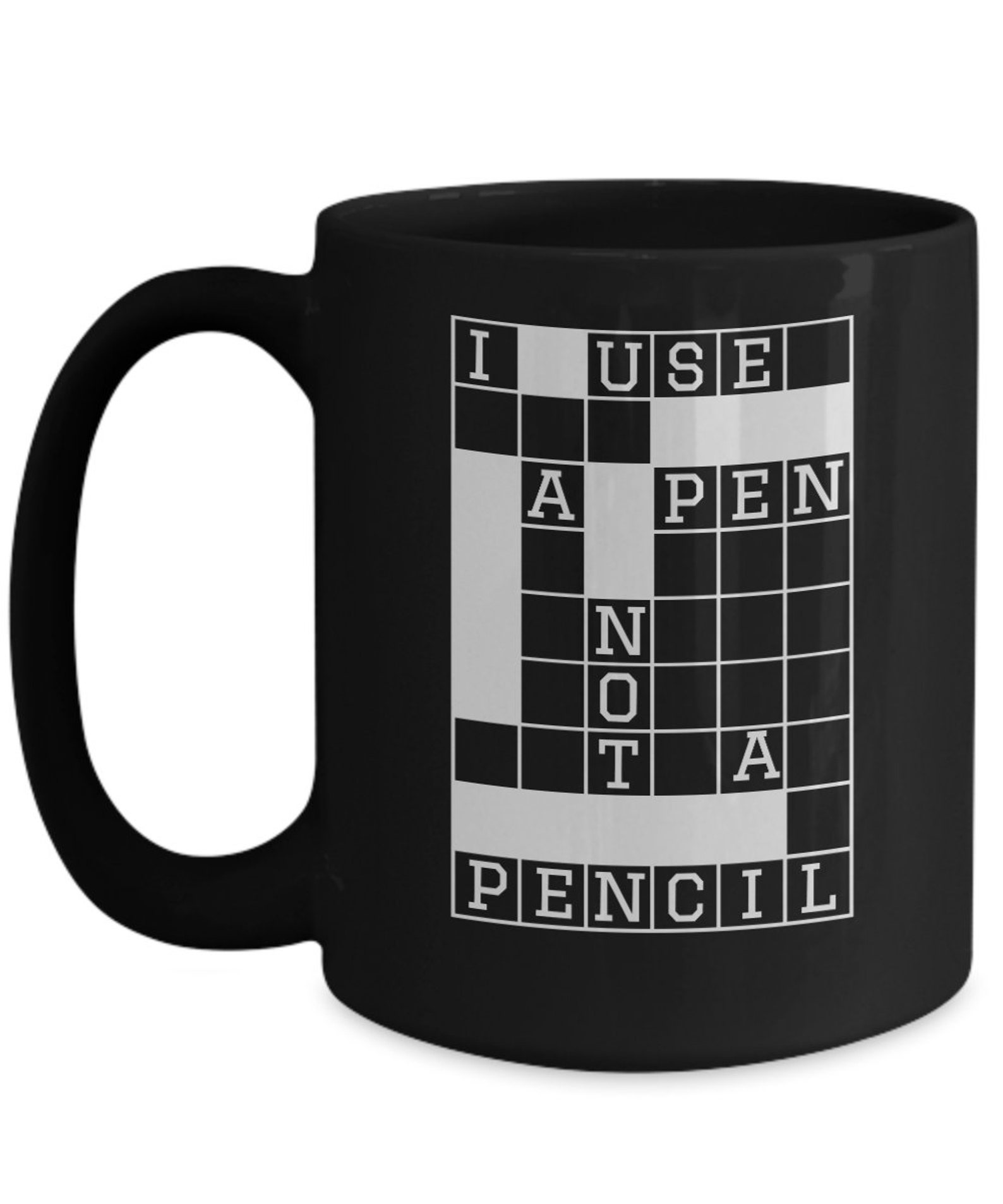 Funny Crossword Puzzle Mug Crossword Lover I Love Etsy