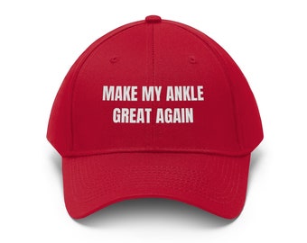 Broken Ankle Hat , Ankle Replacement , Broken Bone , Post Op , Accident Prone , Surgery Recovery , Gifts For Seniors , Bone Fracture