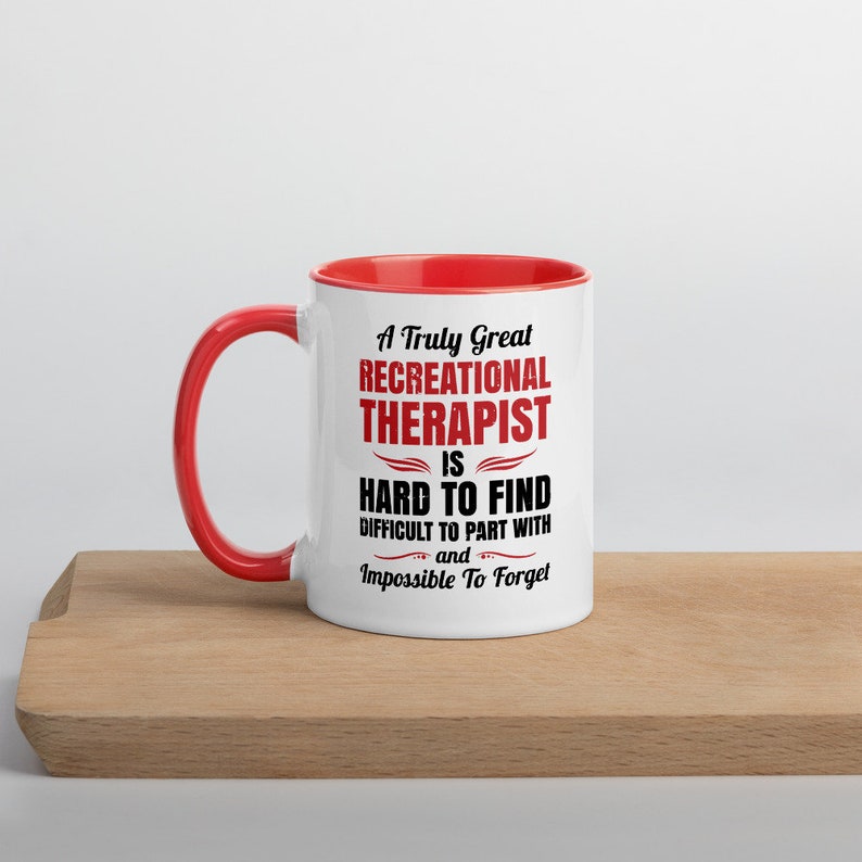 Recreational Therapist Red Mug , Recreation Health , Therapist
