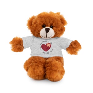 Heart Surgery Teddy Bear |Hospital Patient Gift | Open Heart Surgery |Survivor |Recovery |Coronary Bypass | Triple Bypass | All Patched Up