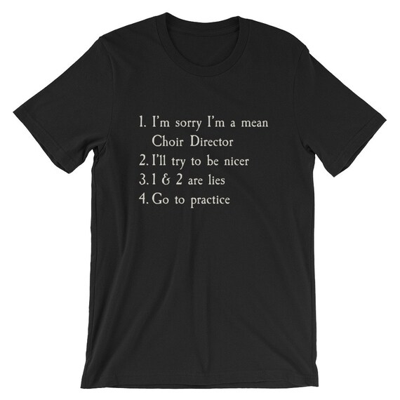 funny choir shirts