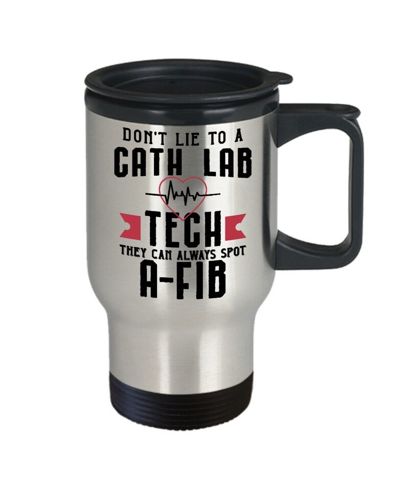 Cath Lab Tech Travel Mug Cardiac Cardiovascular Etsy