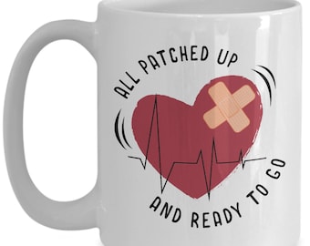 Heart Surgery Gift |Open Heart Surgery |Surgery Survivor |Surgery Recovery |Coronary Bypass | Open Heart Survivor | All Patched Up