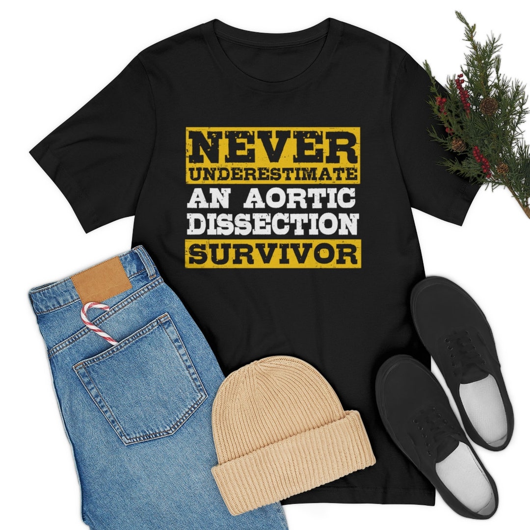 Aortic Dissection Survivor Unisex Tee Shirt, Aortic Valve Replacement ...