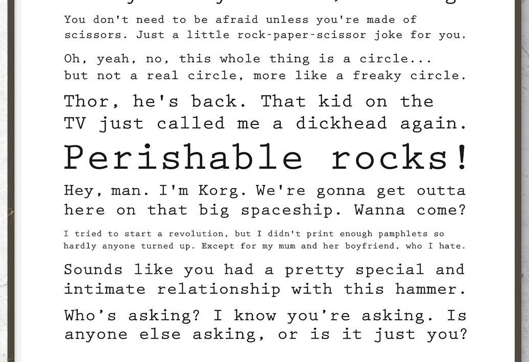 Poster / Print / Quotes / the Avengers Print / Marvel Gift