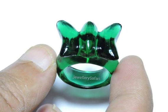 Carved gemstone rings sale