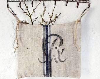 Hanging bag, XL, grain bag, brocante, farmhouse, cottage look