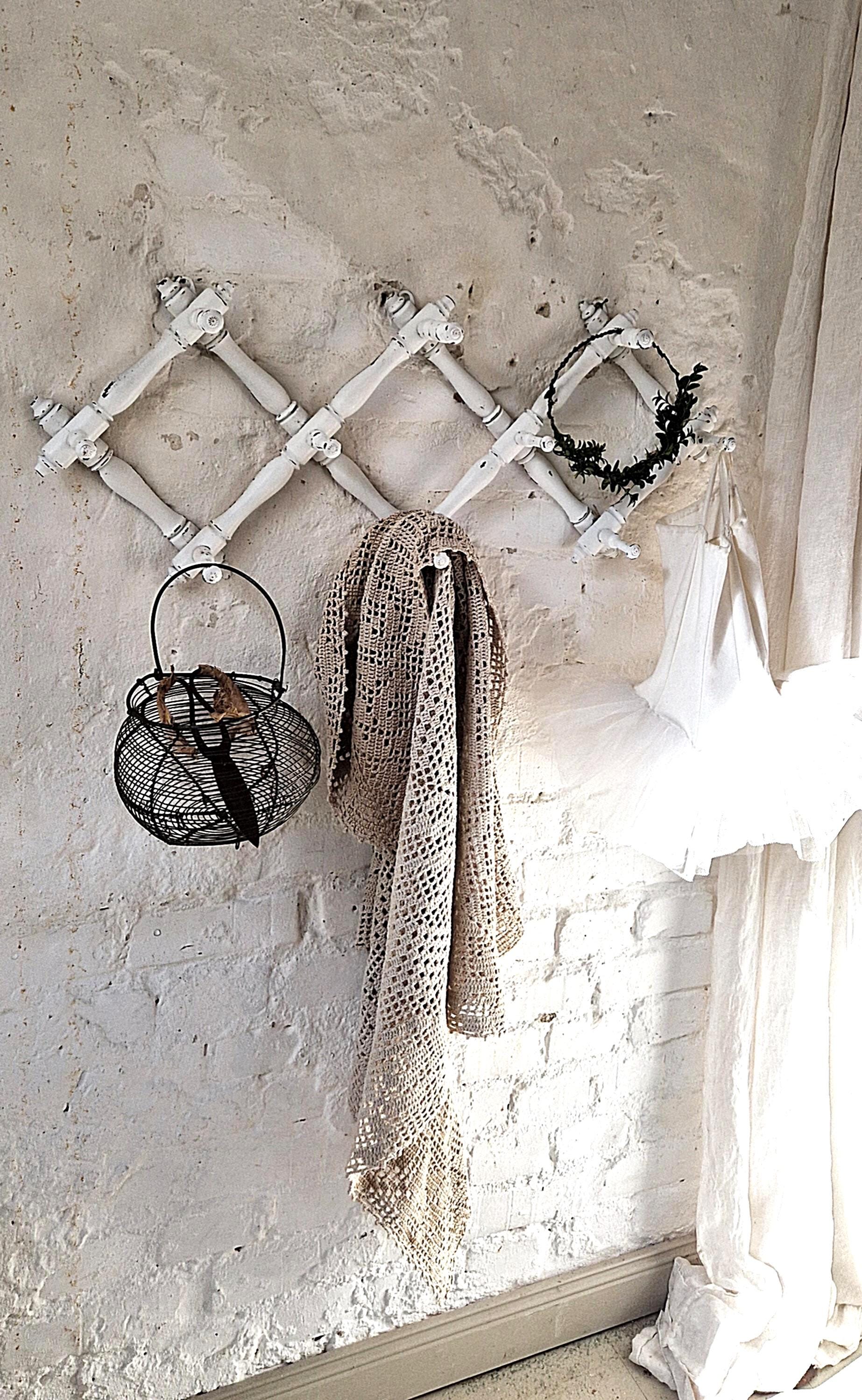 Antique Scissor Coat Rack, Whiteliving, Brocante, Romanticroom, Patina ...