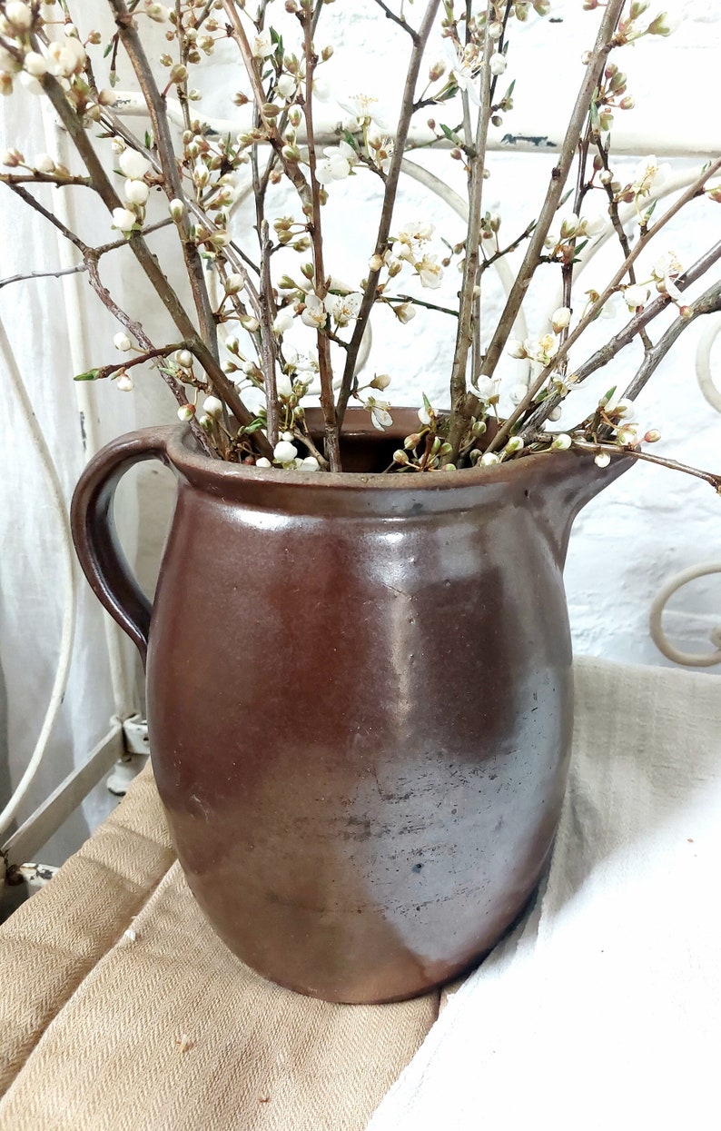 Uralter Bauernkrug, Farmhouse, Töpferkrug,Vase,Cottage Bild 2