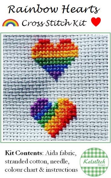 Beginners Children's Rainbow Cross Stitch Kit – SimplyWishes