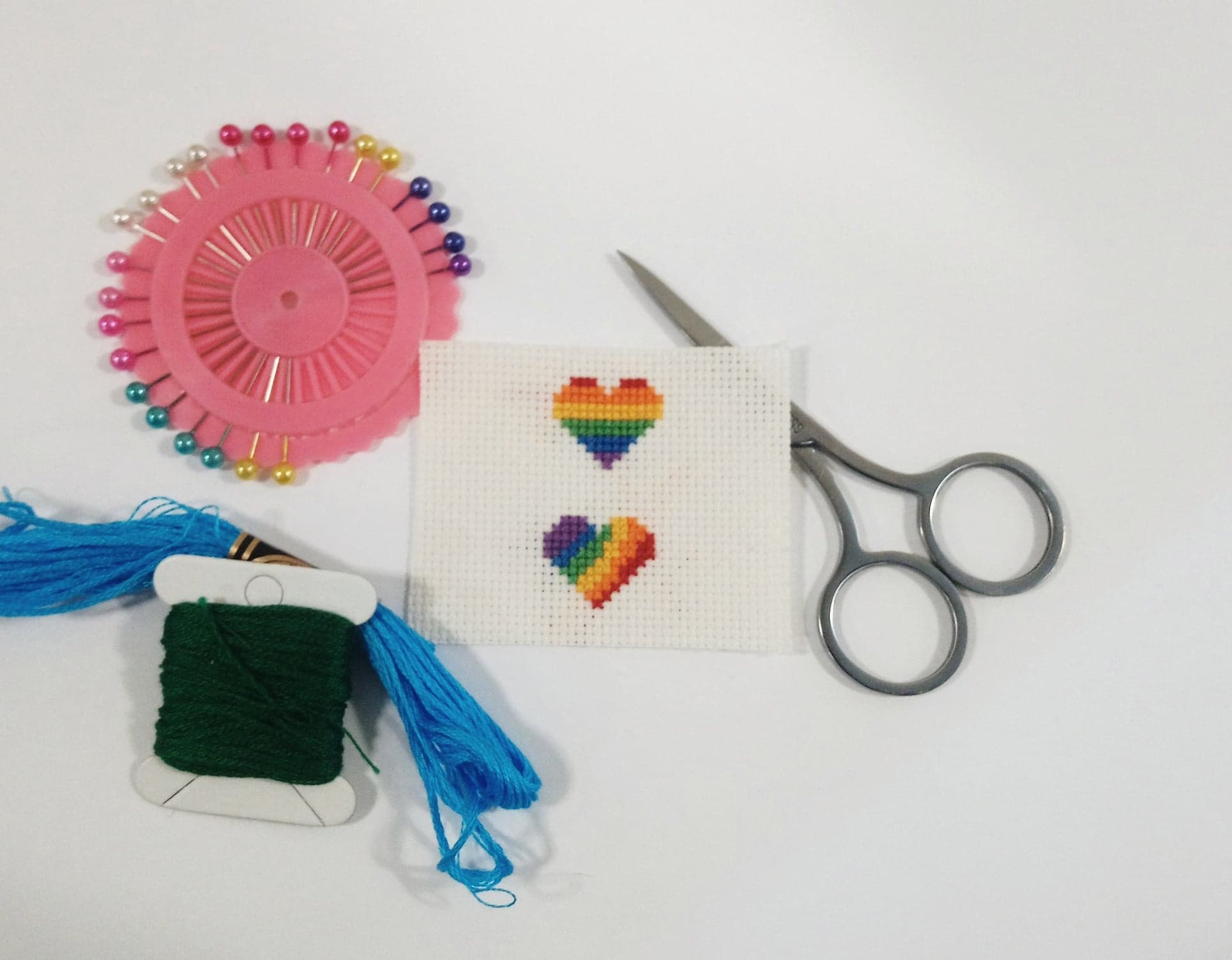Beginners Children's Rainbow Cross Stitch Kit – SimplyWishes