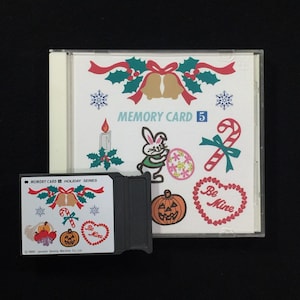 Tarjeta n.° 5 con diseños de bordados para fiestas para máquinas de bordar Janome Elna Kenmore