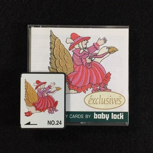 Gänseliesel Stickdatei Set 1 #24 für Brother Bernina Deco simplex Lock Lock Stickmaschine