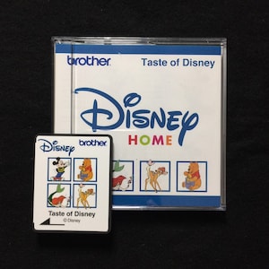 Cartão Taste of Disney Embroidery Designs para máquinas de bordar Brother Disney