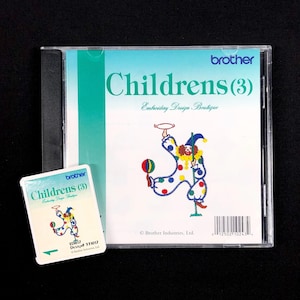 Kinder Stickdatei #3, Stickdatei für Brother Bernina Deco White Baby Lock und SIMPLECITY Stickmaschinen