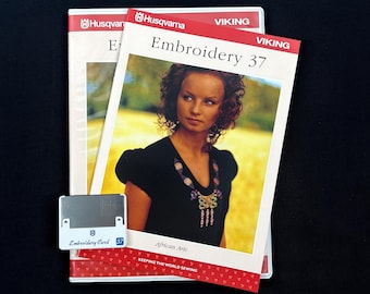 African Arts Embroidery Designs Card #37 For Husqvarna Viking  Embroidery Machines