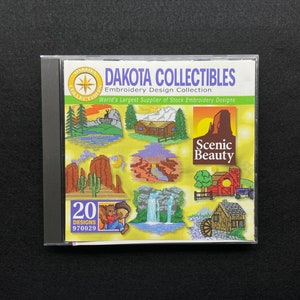 Scenic Beauty Embroidery Designs Multi-format CD -Dakota collectibles
