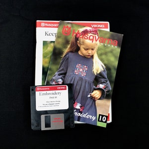 Keep America Sewing Embroidery Designs Disk #10 for Husqvarna Viking Designer 1 Embroidery Machine