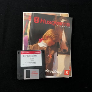 Tiere Stickdateien Disk #8 für Husqvarna Viking Designer 1 Stickmaschinen
