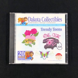 Trendy Teens Embroidery Designs Multi-Format CD -Dakota Sammlerstücke