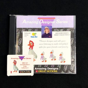 Großmutters Stolz Embroidery Designs Karte für Brother Bernina Deco White Baby Lock und Simplicity Stickmaschinen - Erstaunliche Designs