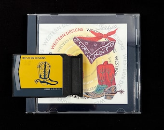 Western Embroidery Designs Card for Janome Elna Kenmore Embroidery Machines