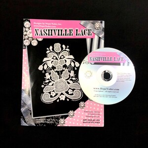 Nashville Lace Embroidery Designs Multi-format CD By Hope Yoder